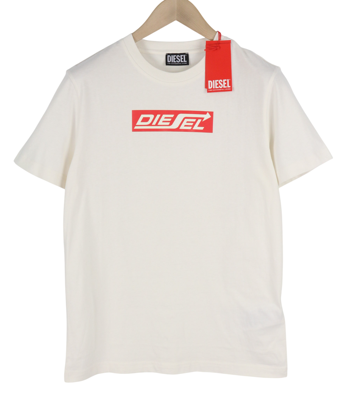 DIESEL T-Diegor-HS1 vyriški marškinėliai M trumpomis rankovėmis, apvalia apykakle, trikotažiniai 