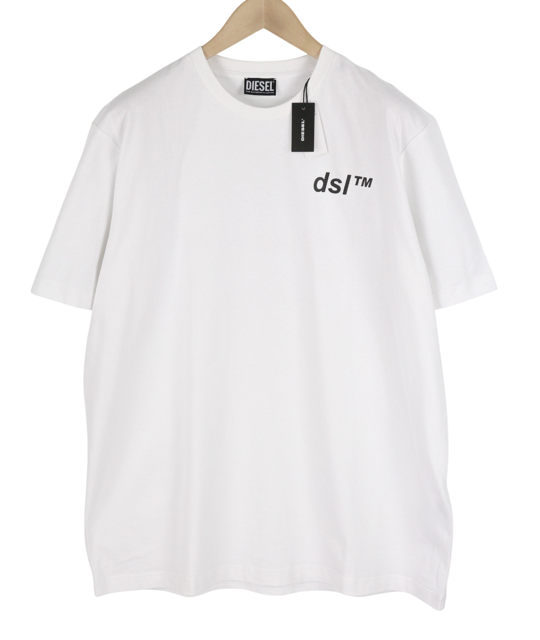 DIESEL T-Just-B56 vyriški marškinėliai trumpomis rankovėmis, apvalia apykakle, trikotažiniai, 2XL dydžio, rekomenduojama kaina – 70 € 