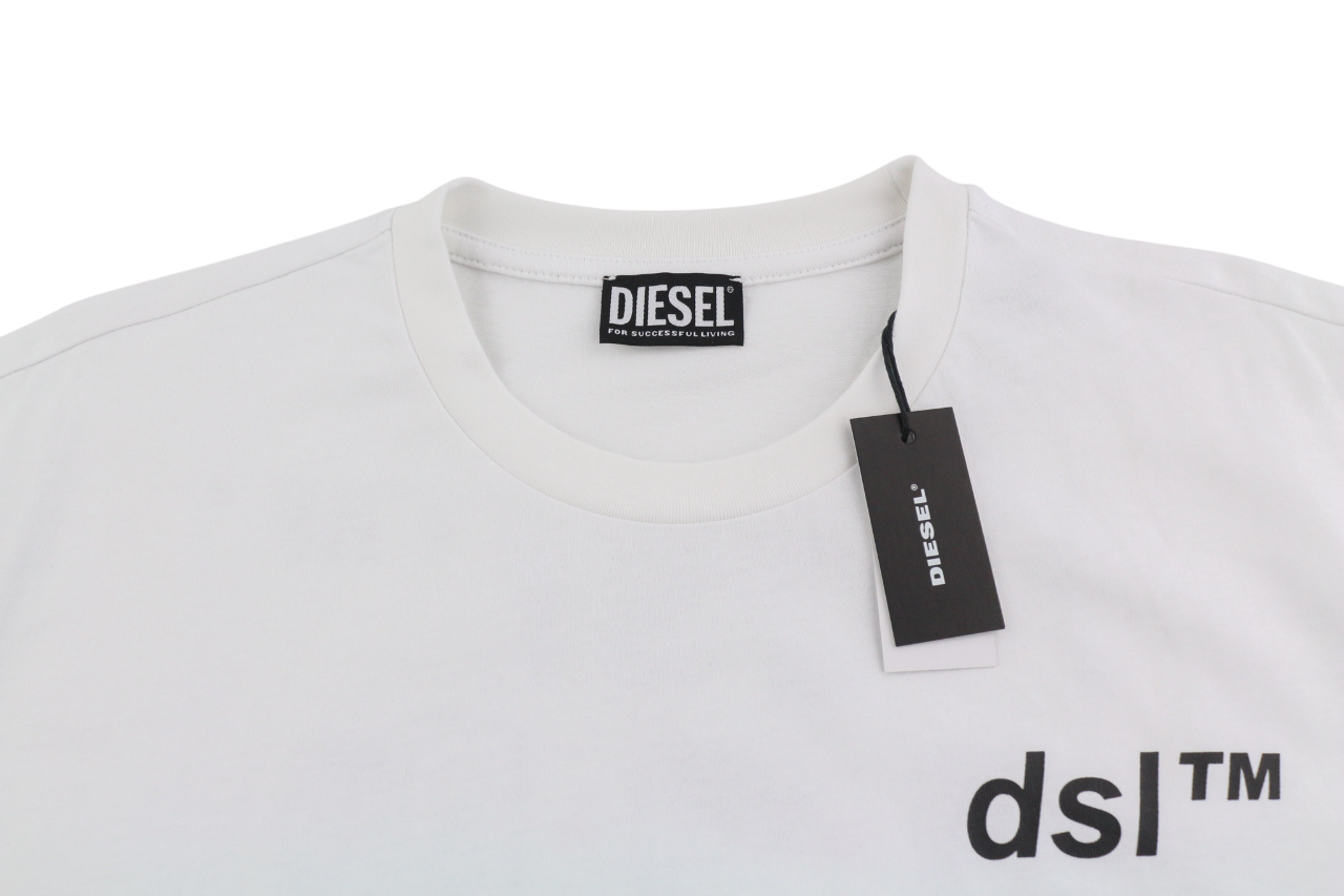 DIESEL T-Just-B56 vyriški marškinėliai trumpomis rankovėmis, apvalia apykakle, trikotažiniai, 2XL dydžio, rekomenduojama kaina – 70 € 