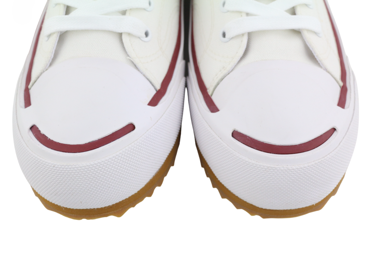 DIESEL S-Principia Mid vyriški sportbačiai, EU43, balti, aukštakulniai, nėriniuoti, rekomenduojama kaina – 185 € 