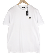 DIESEL T-Diegos-K30 vyriški marškinėliai trumpomis rankovėmis, apvalia apykakle, laisvalaikio stiliaus. 