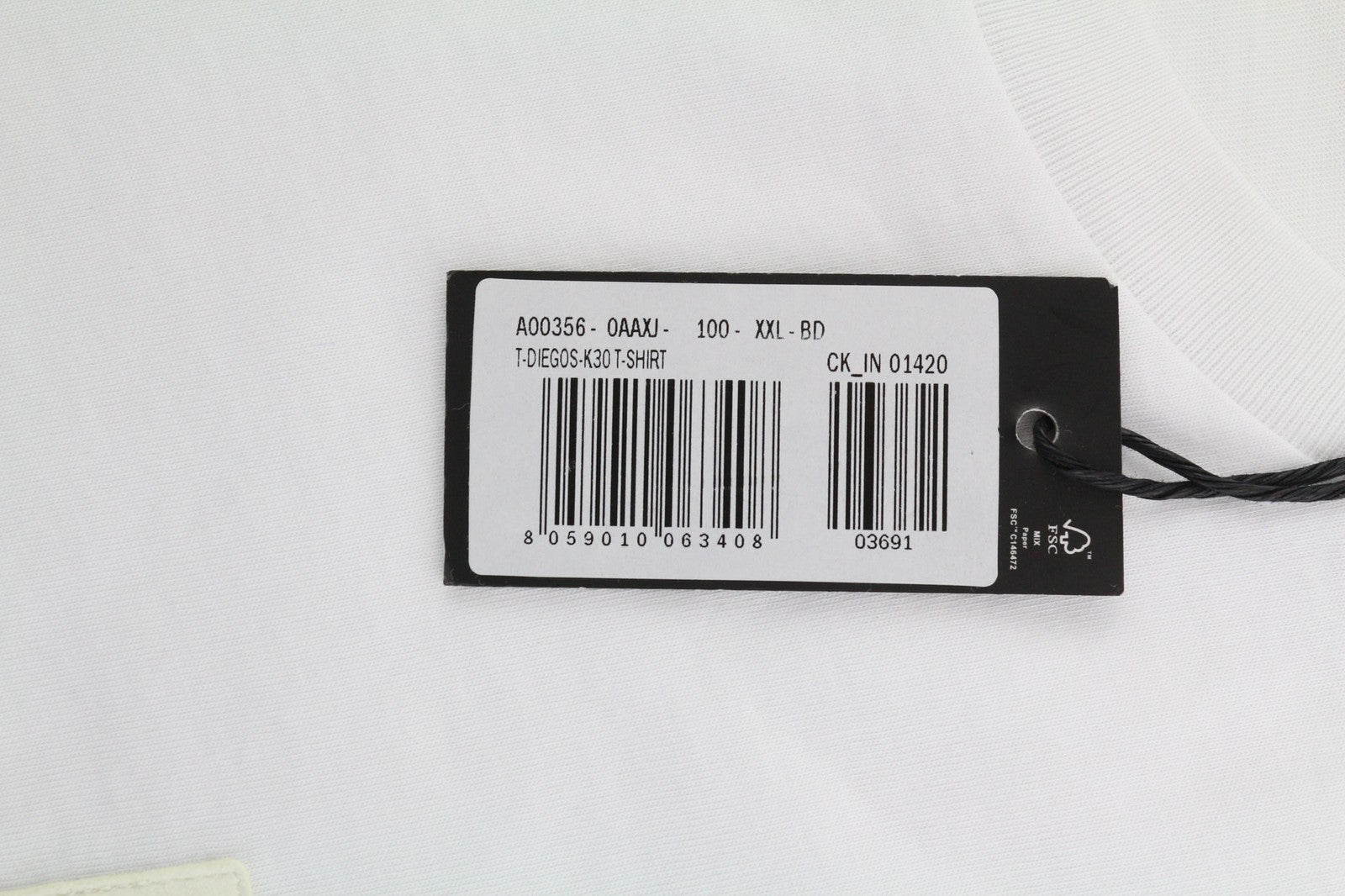 DIESEL T-Diegos-K30 vyriški marškinėliai trumpomis rankovėmis, apvalia apykakle, laisvalaikio stiliaus. 