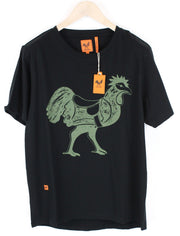 „GOOD GENES“ vyriški XL dydžio juodi medvilniniai marškinėliai trumpomis rankovėmis vasariniai 