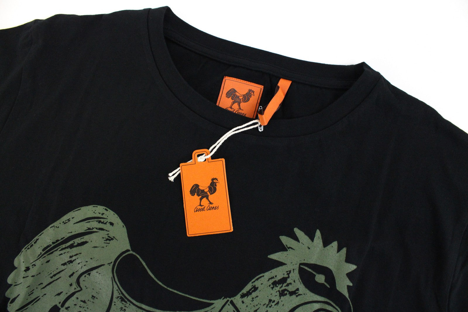 „GOOD GENES“ vyriški XL dydžio juodi medvilniniai marškinėliai trumpomis rankovėmis vasariniai 