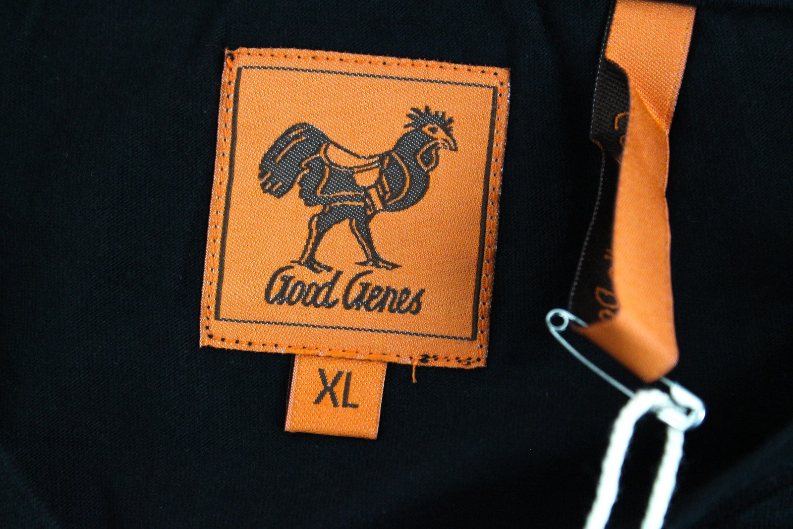 „GOOD GENES“ vyriški XL dydžio juodi medvilniniai marškinėliai trumpomis rankovėmis vasariniai 