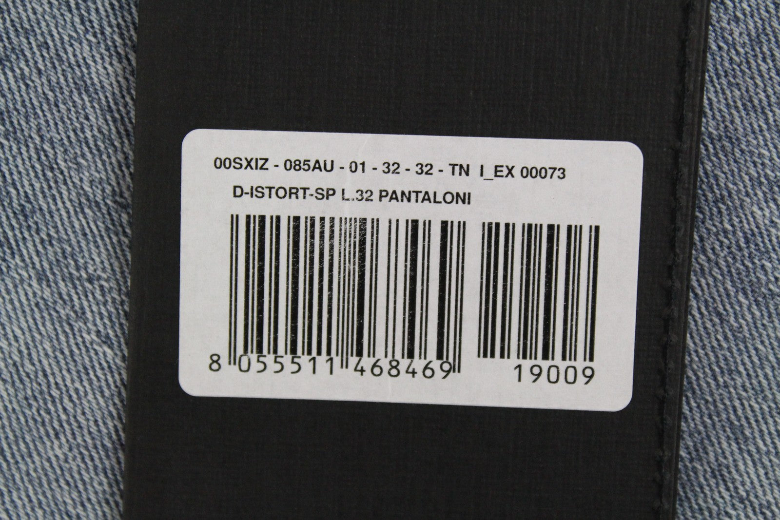 DIESEL D-Istort-SP 085AU mens Jeans W32/L32 Super Skinny Blue Wash stretchy