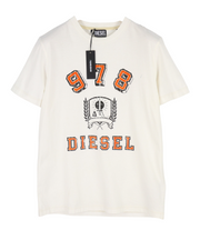 DIESEL T-Diegor-E11 vyriški marškinėliai L dydžio trumpomis rankovėmis, apvalia apykakle, trikotažiniai, RRP 70 € 