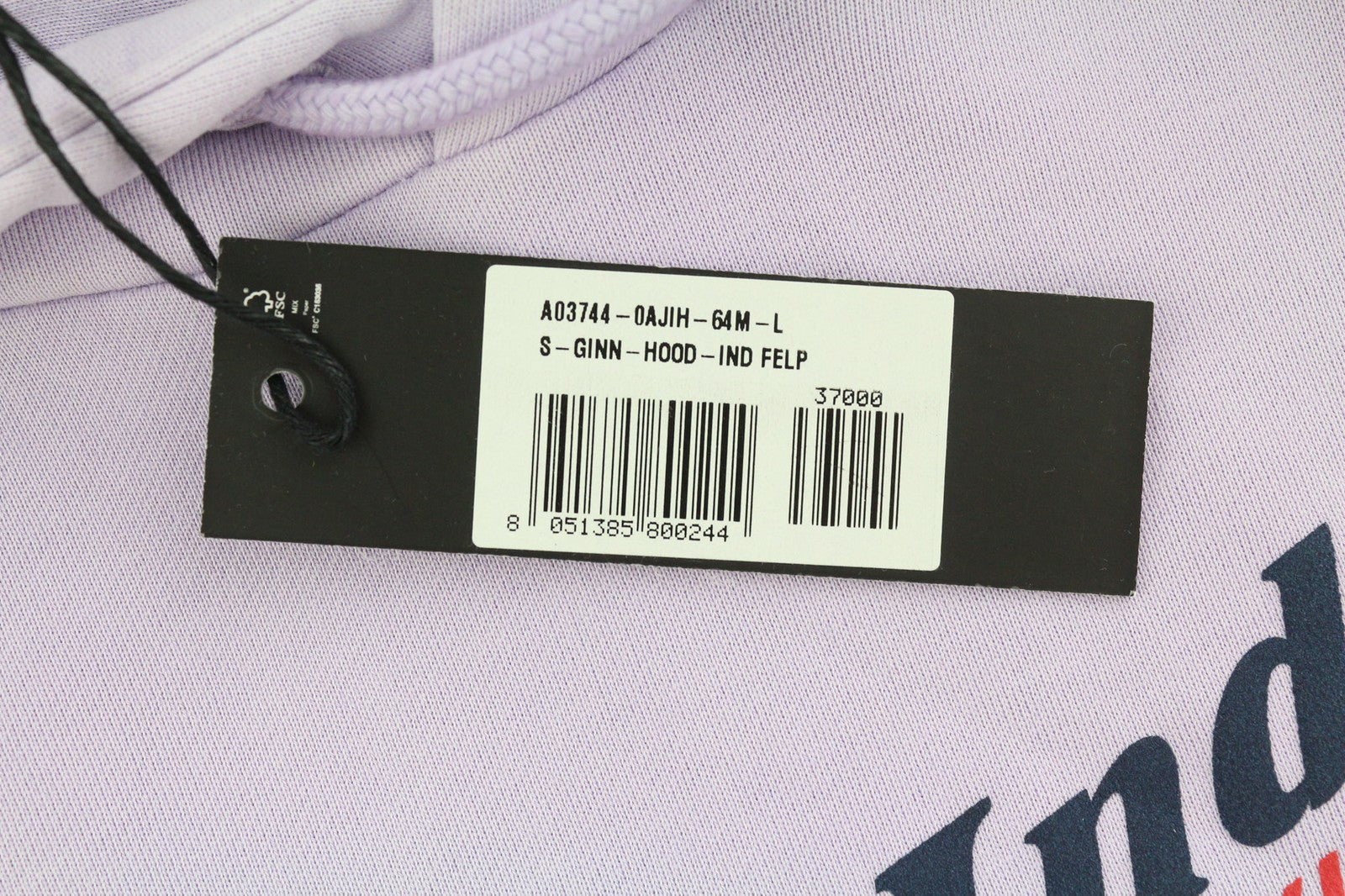 DIESEL S-Ginn-Hood-Ind Vyriškas Hoodie L Purpurinis megztinis Kengaroo RRP 175 € 