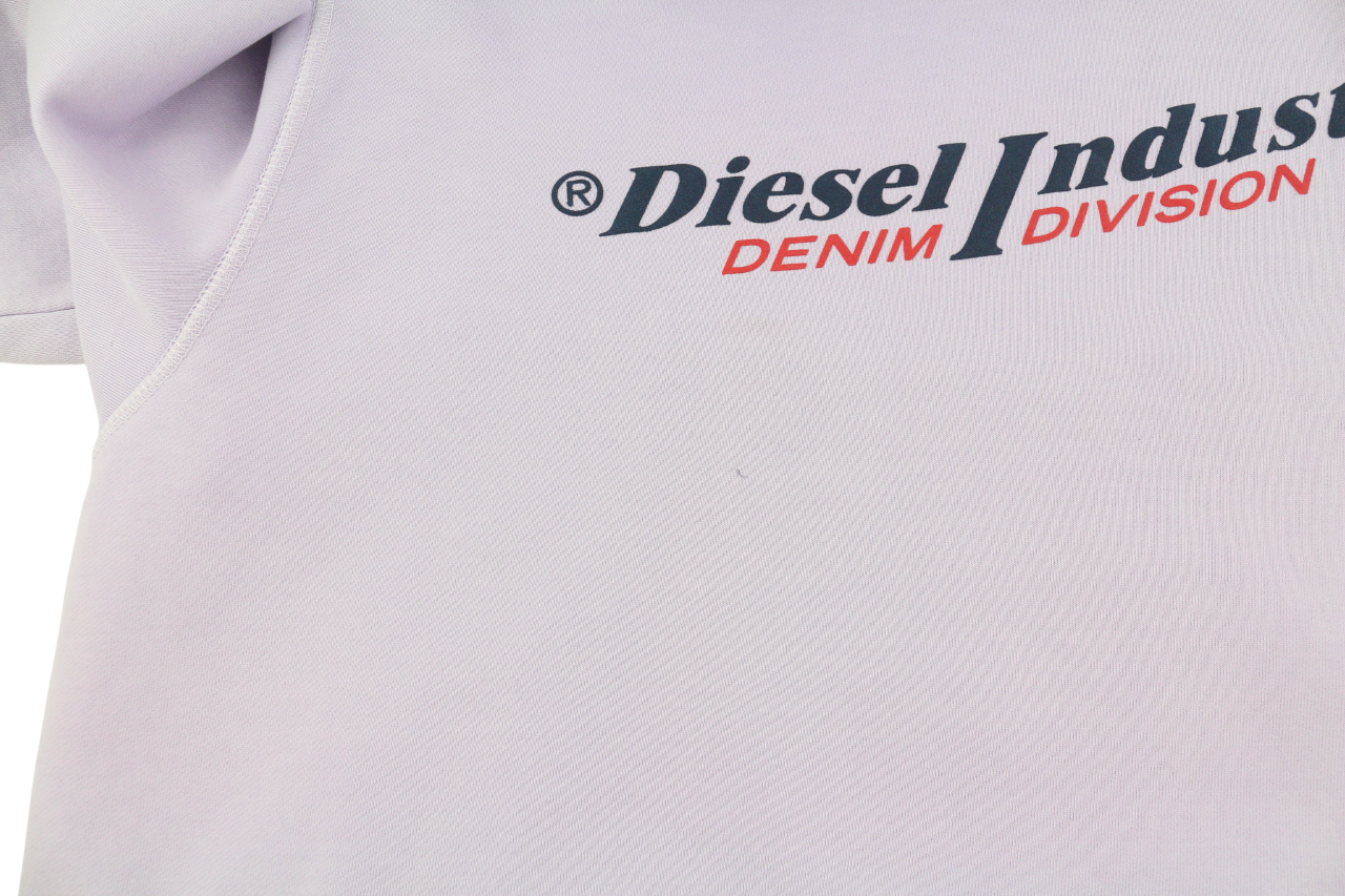 DIESEL S-Ginn-Hood-Ind Vyriškas Hoodie L Purpurinis megztinis Kengaroo RRP 175 € 