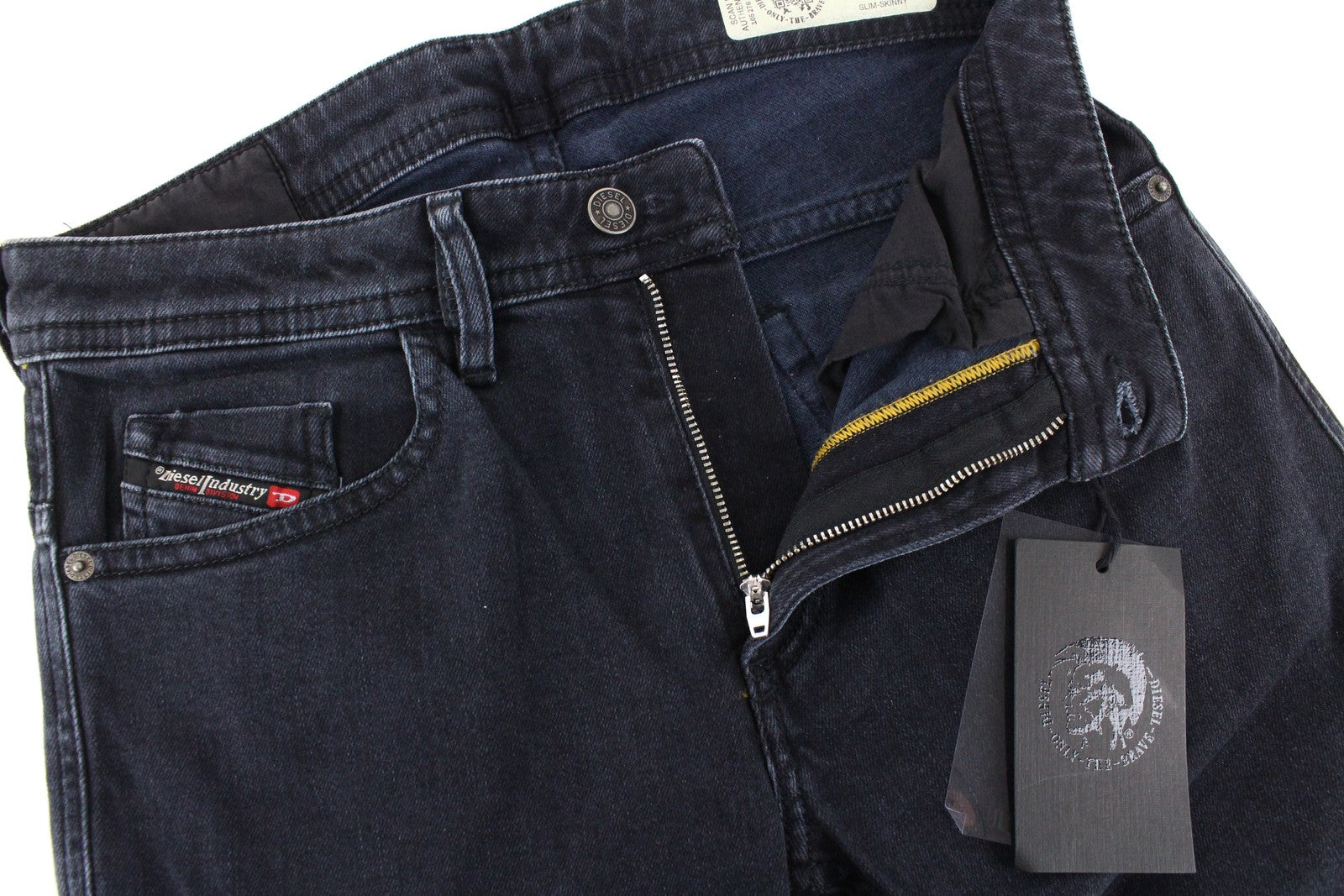 DIESEL Thommer 084NK vyriški džinsai W28/L32 Navy Cotton elasting Skinny Slim 