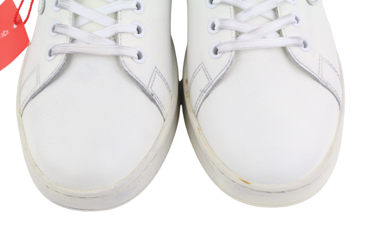 DIESEL S-Athene žemakulniai vyriški sportbačiai, balti, odiniai, su raišteliais, 41 €, RRP 160 € 