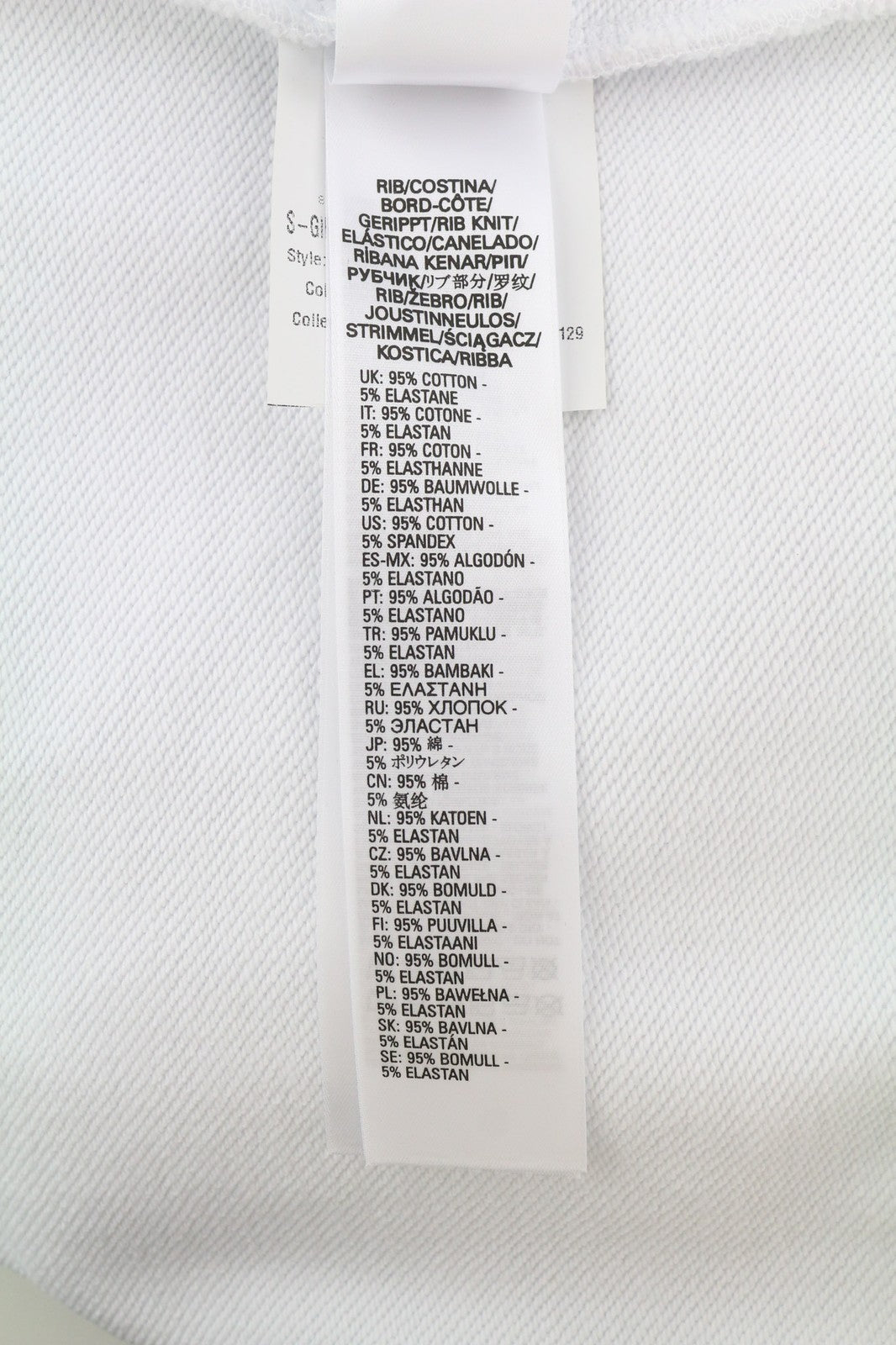 DIESEL S-Girduk vyriškas džemperis L dydžio, baltas, su užtiestomis kišenėmis, lengvas, rekomenduojama kaina – 150 € 