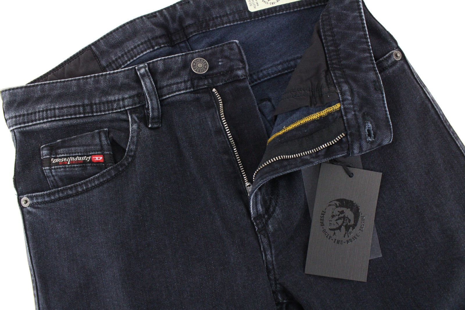 DIESEL Thommer 084NK vyriški džinsai W28/L30 Liekni, tampri medvilnė tamsiai mėlyna 