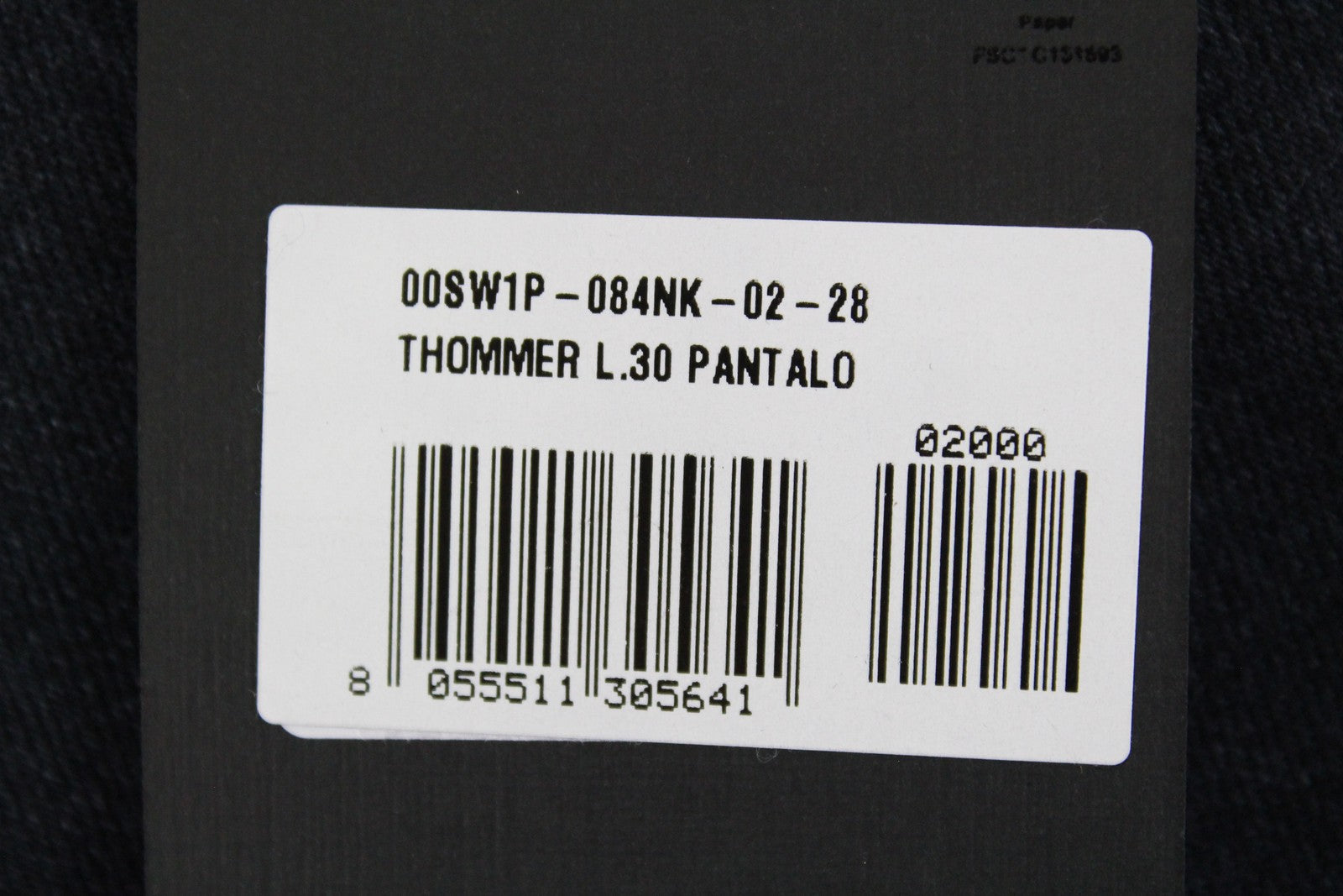 DIESEL Thommer 084NK vyriški džinsai W28/L30 Liekni, tampri medvilnė tamsiai mėlyna 