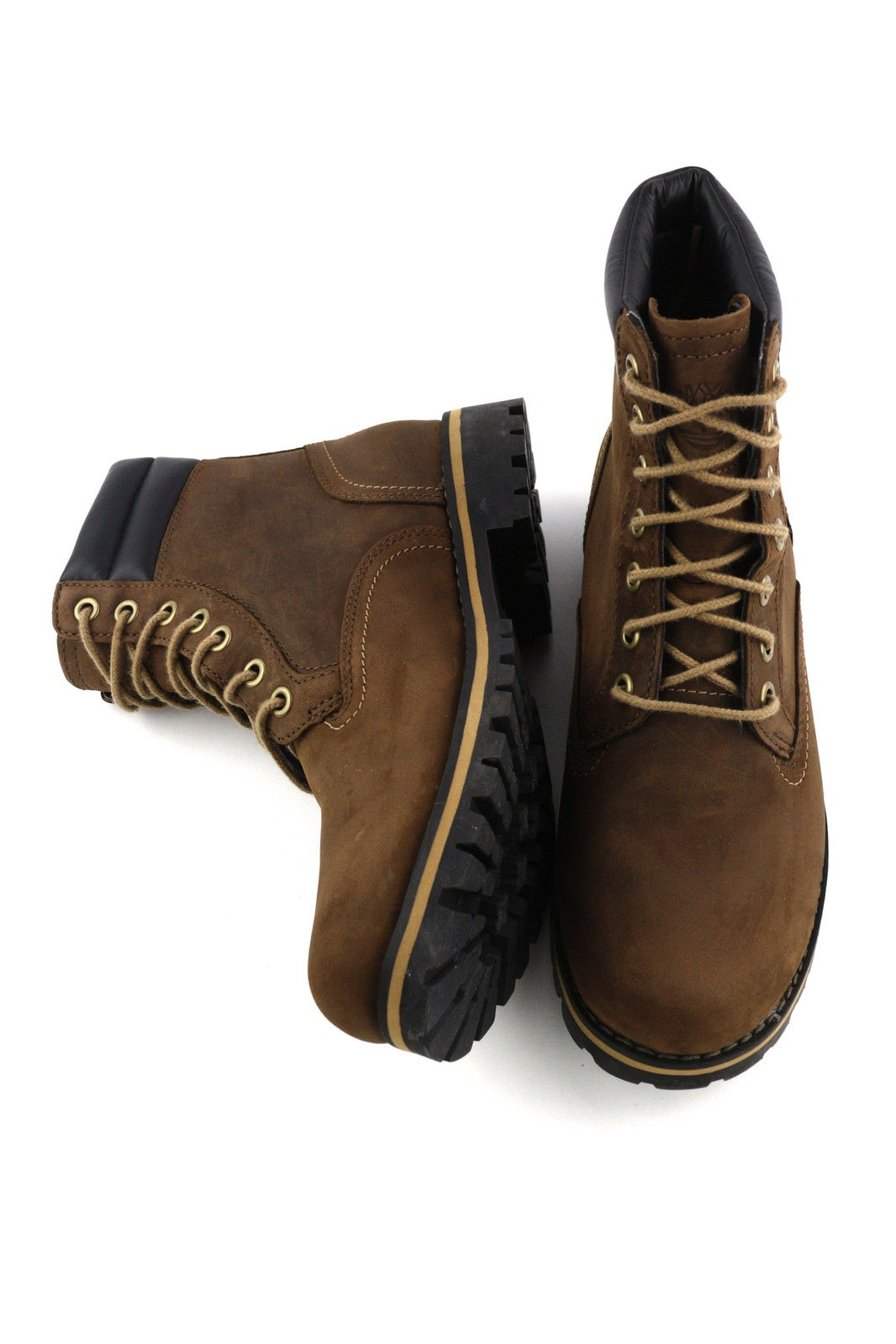 TIMBERLAND 6857B vyriški aulinukai EU40/41 rudi, odiniai, vandeniui atsparūs, Ortholite tipo aulinukai su čiurna 