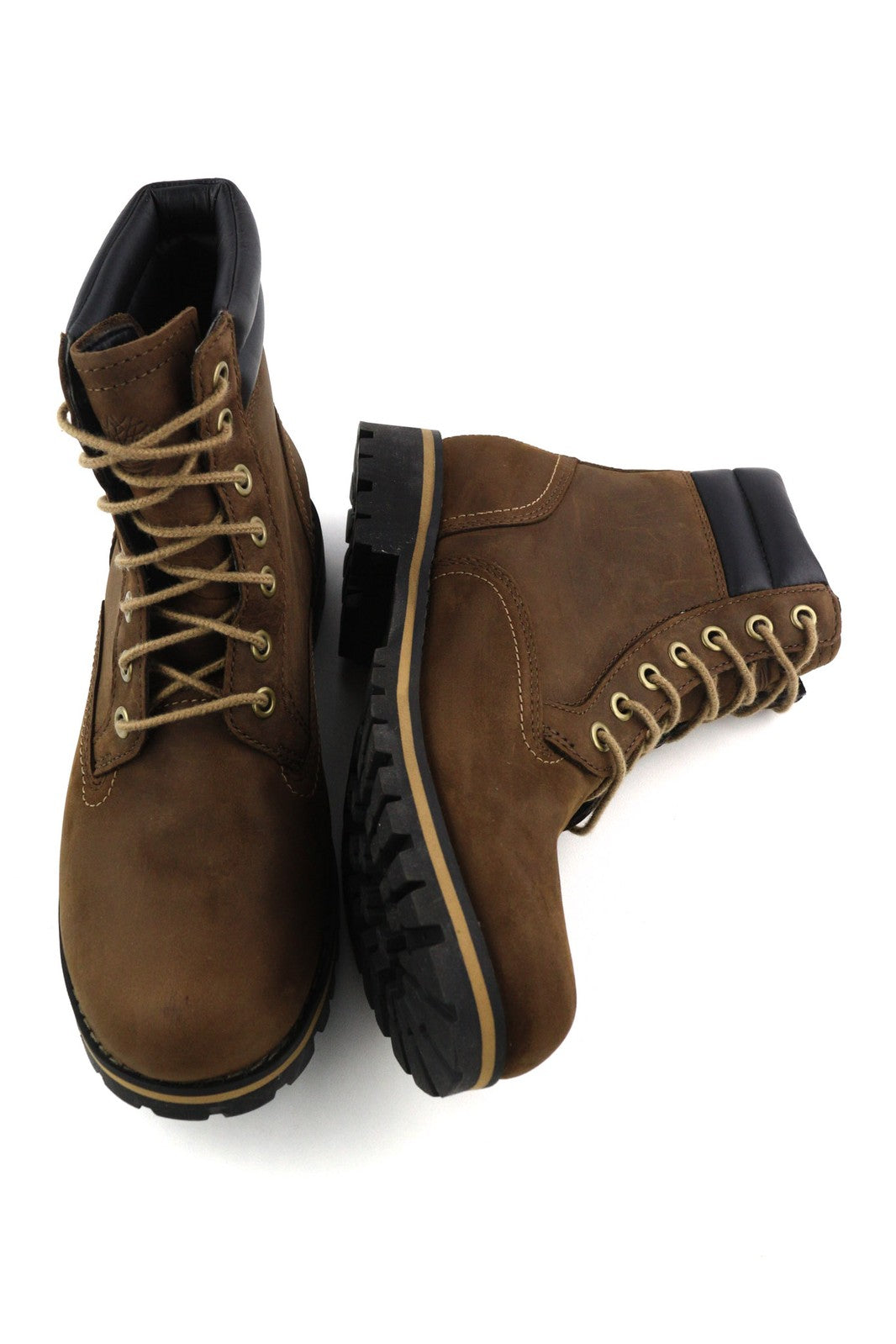 TIMBERLAND 6857B vyriški aulinukai EU40/41 rudi, odiniai, vandeniui atsparūs, Ortholite tipo aulinukai su čiurna 