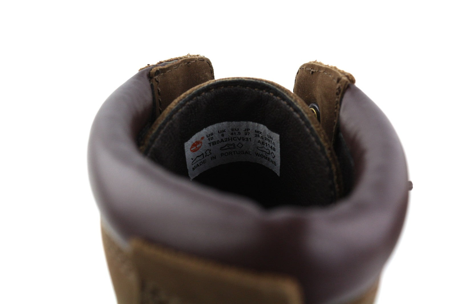 TIMBERLAND moteriški aulinukai EU41/41.5 rudi odiniai aulinukai su raišteliais, vandeniui atsparūs. 