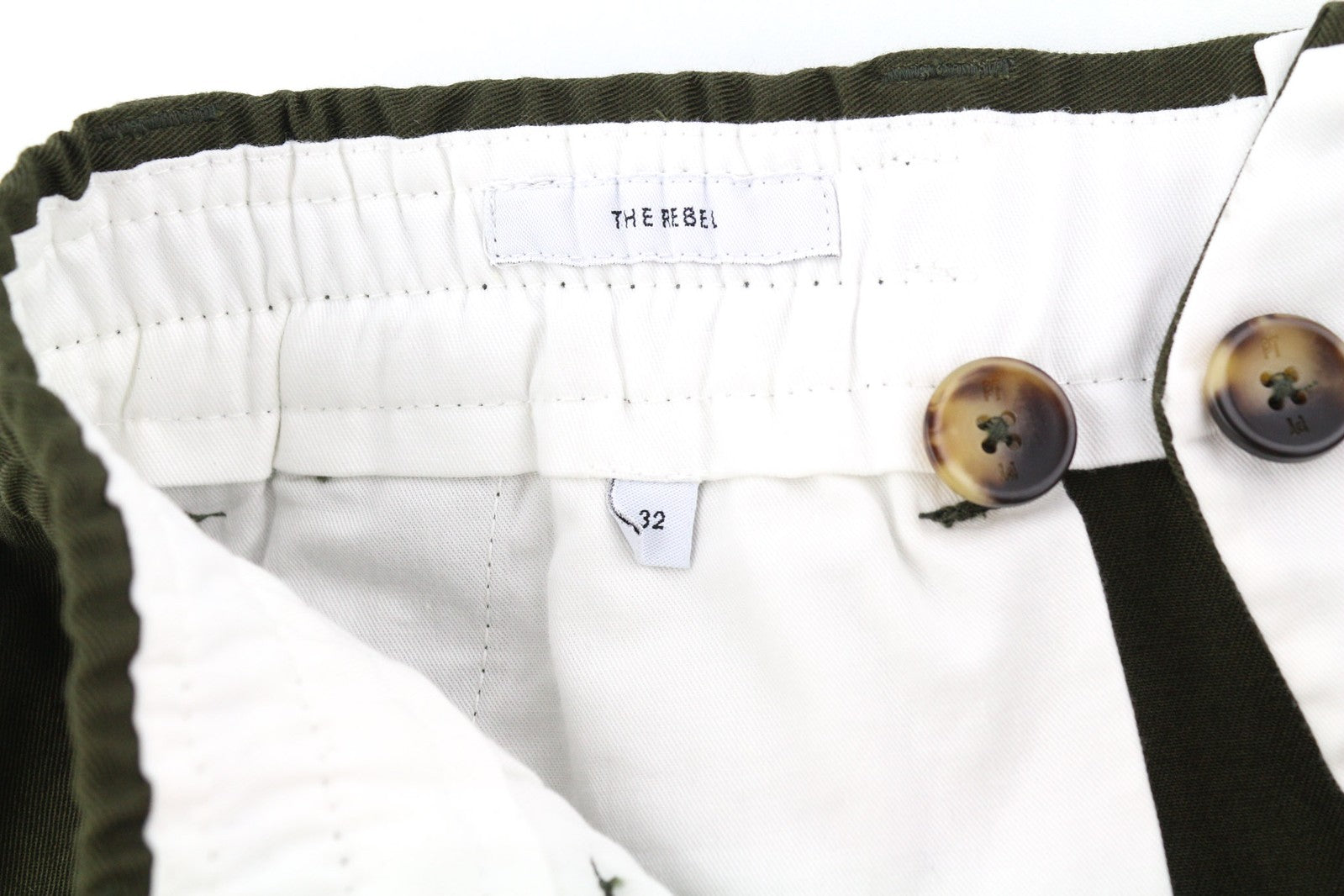 PT TORINO „The Rebel“ vyriškos kelnės W32 tamsiai rudos su elastingu juosmeniu ir užlenkiama saga