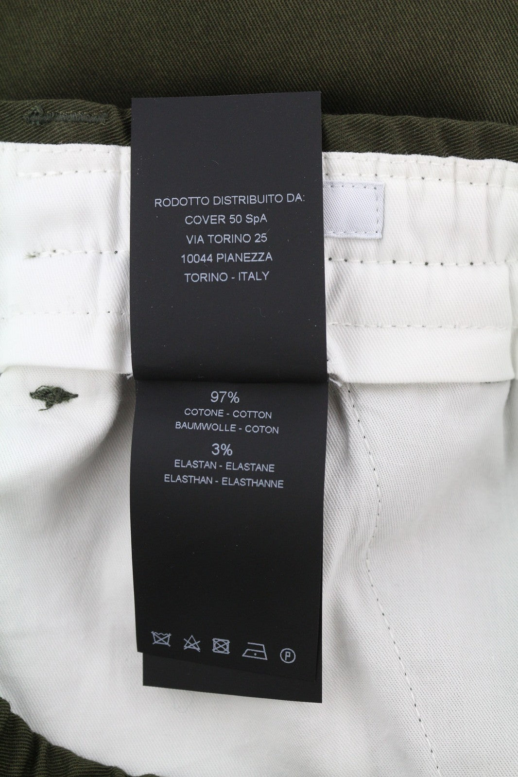 PT TORINO „The Rebel“ vyriškos kelnės W32 tamsiai rudos su elastingu juosmeniu ir užlenkiama saga