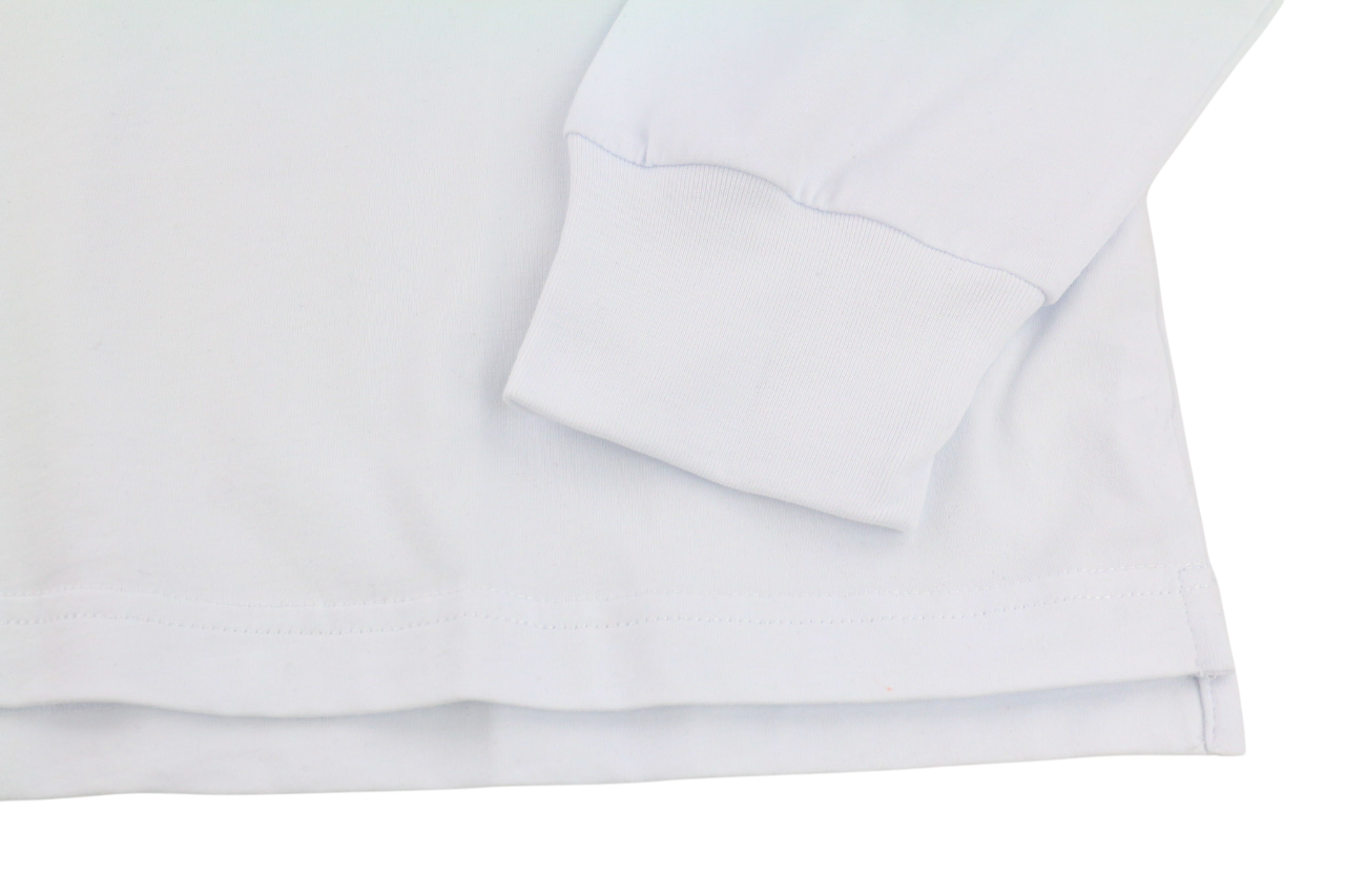 DIESEL T-Just-LS vyriškas džemperis su apvalia kaklo iškirpte ir ilgomis rankovėmis, baltas, megztinis su logotipu. 