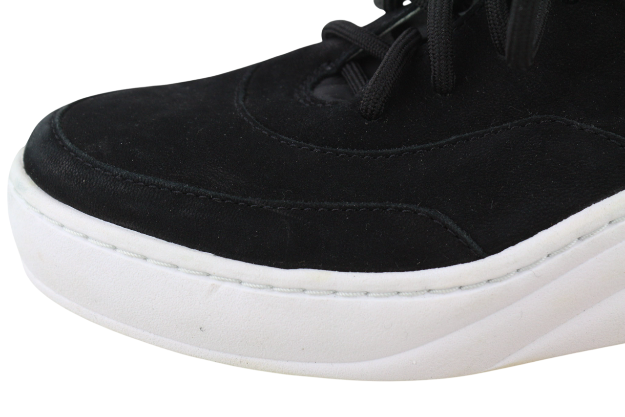 TIMBERLAND A211C-A3646 moteriški sportbačiai EU39/39.5 juodi odiniai sportbačiai su raišteliais 