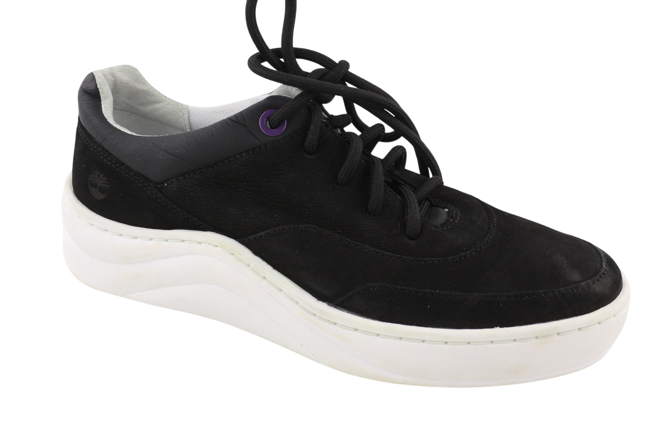 TIMBERLAND A211C-A3646 moteriški sportbačiai EU39/39.5 juodi odiniai sportbačiai su raišteliais 