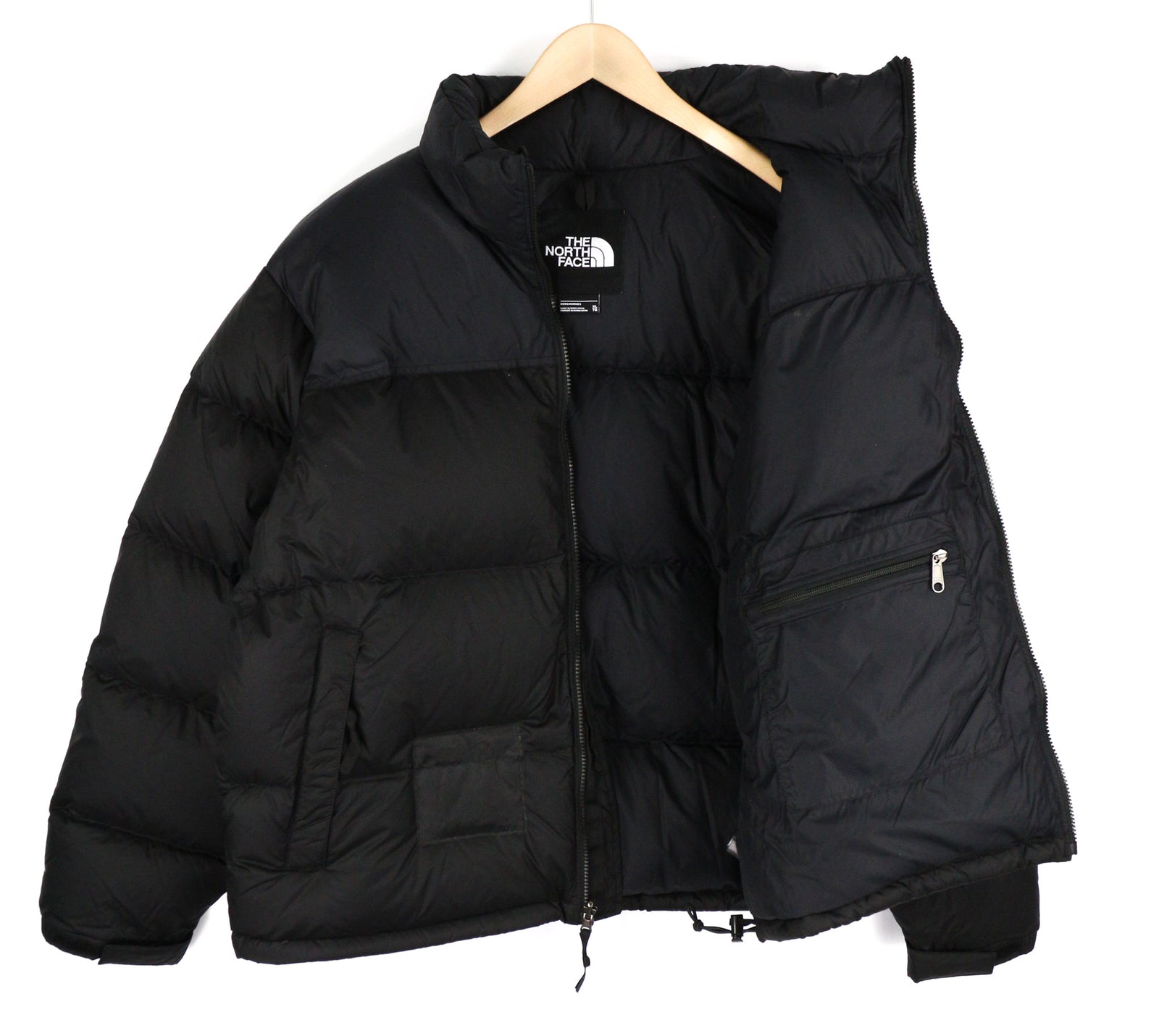 „The North Face 1996 Retro Nuptse“ vyriška striukė XL dydžio su logotipu ir paslėptu gobtuvu. 