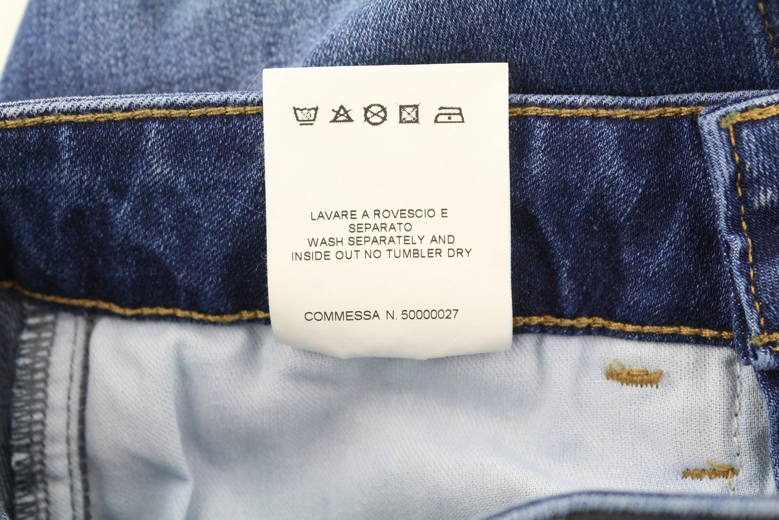 LIU JO Up Repot moteriški džinsai W28 Bootcut Fit Washed Denim Blue Zip Fly Casual 