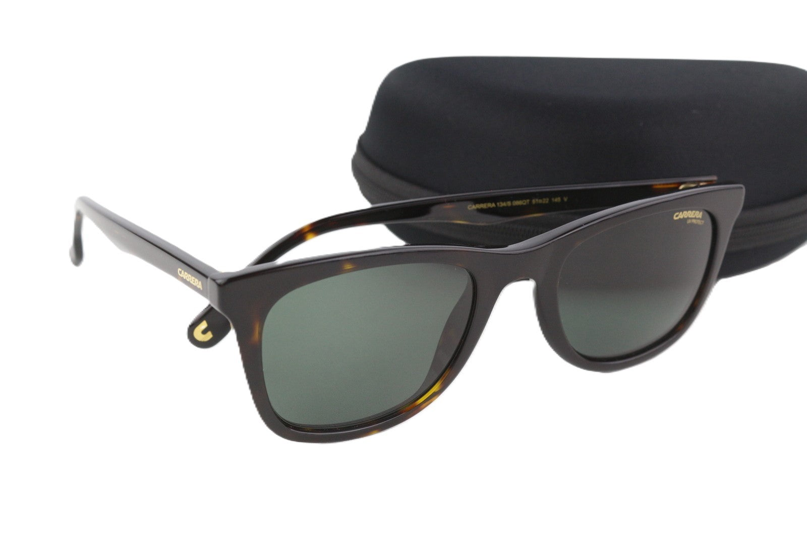 CARRERA 134/S vyriški akiniai nuo saulės su rudais gyvūnų raštais ir UV apsauga, unisex 086QT 