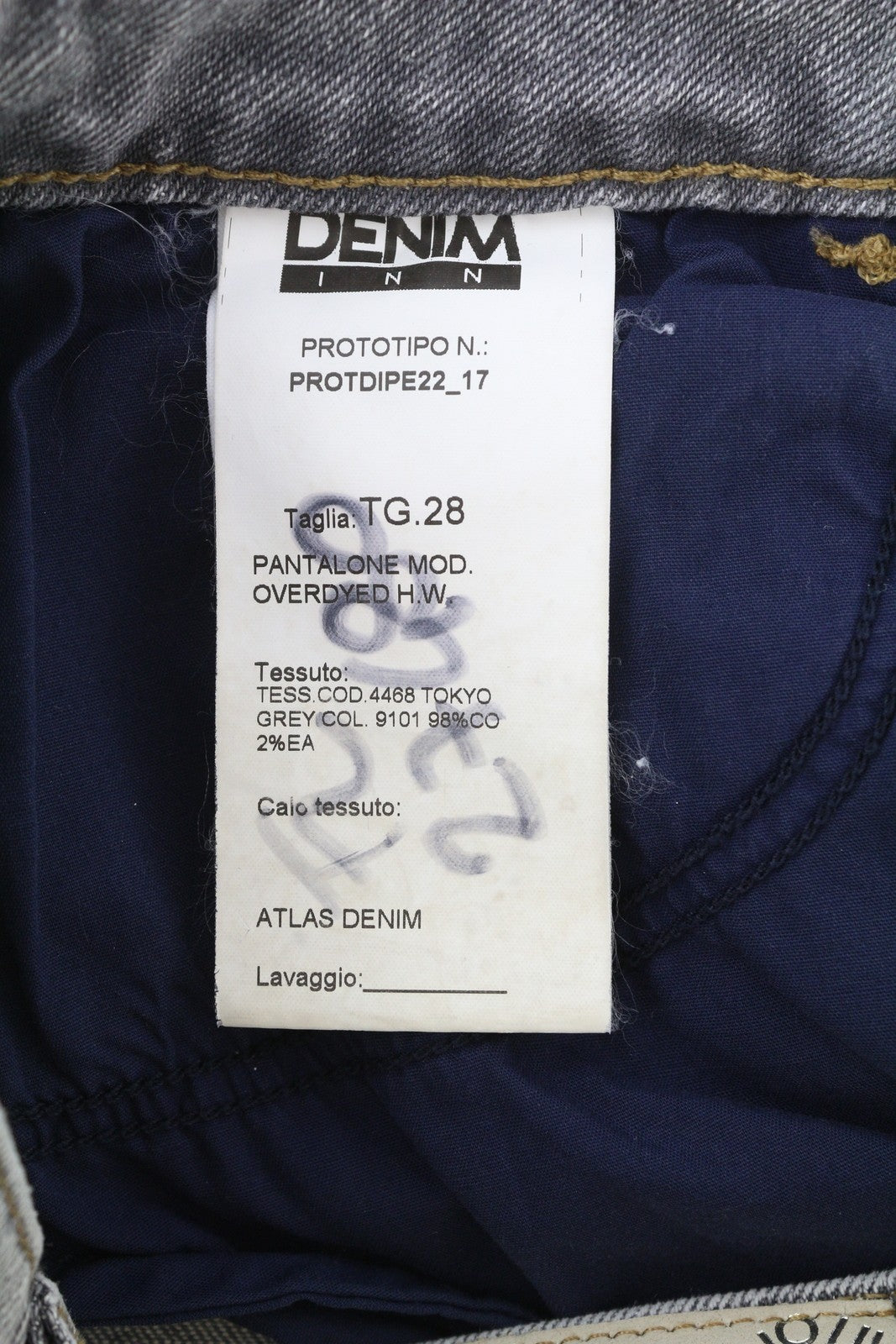 LIU JO Overdyed Women Jeans W28 High Waist Skinny Fit Washed Denim Grey Zip