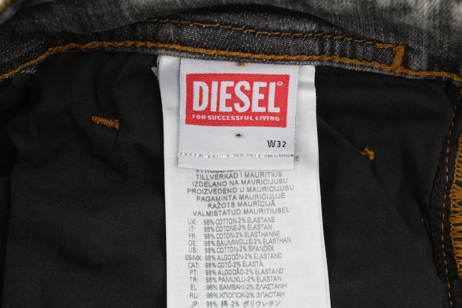 DIESEL 1979 Sleenker R86AT vyriški džinsai W32/L32 Skinny pilki, rekomenduojama kaina 225 € 