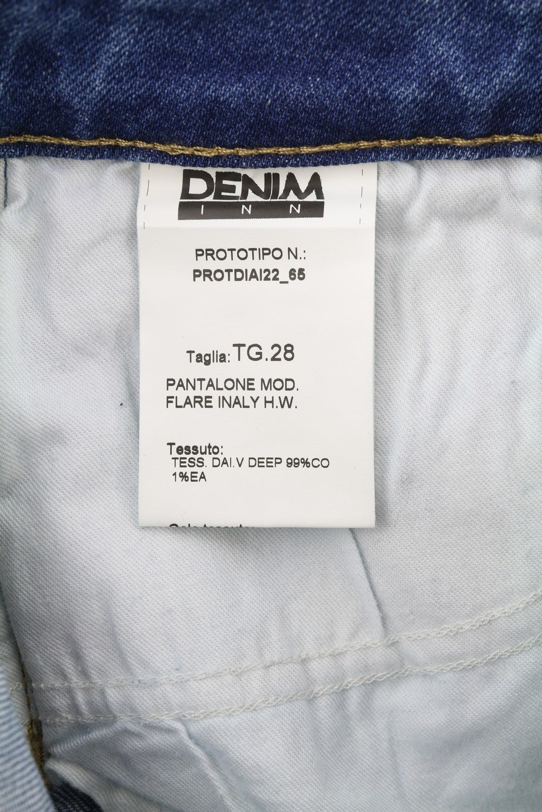 LIU JO Flare Inaly moteriški džinsai W28 aukštu juosmeniu, iki kulkšnies, plėšyti, mėlyni 