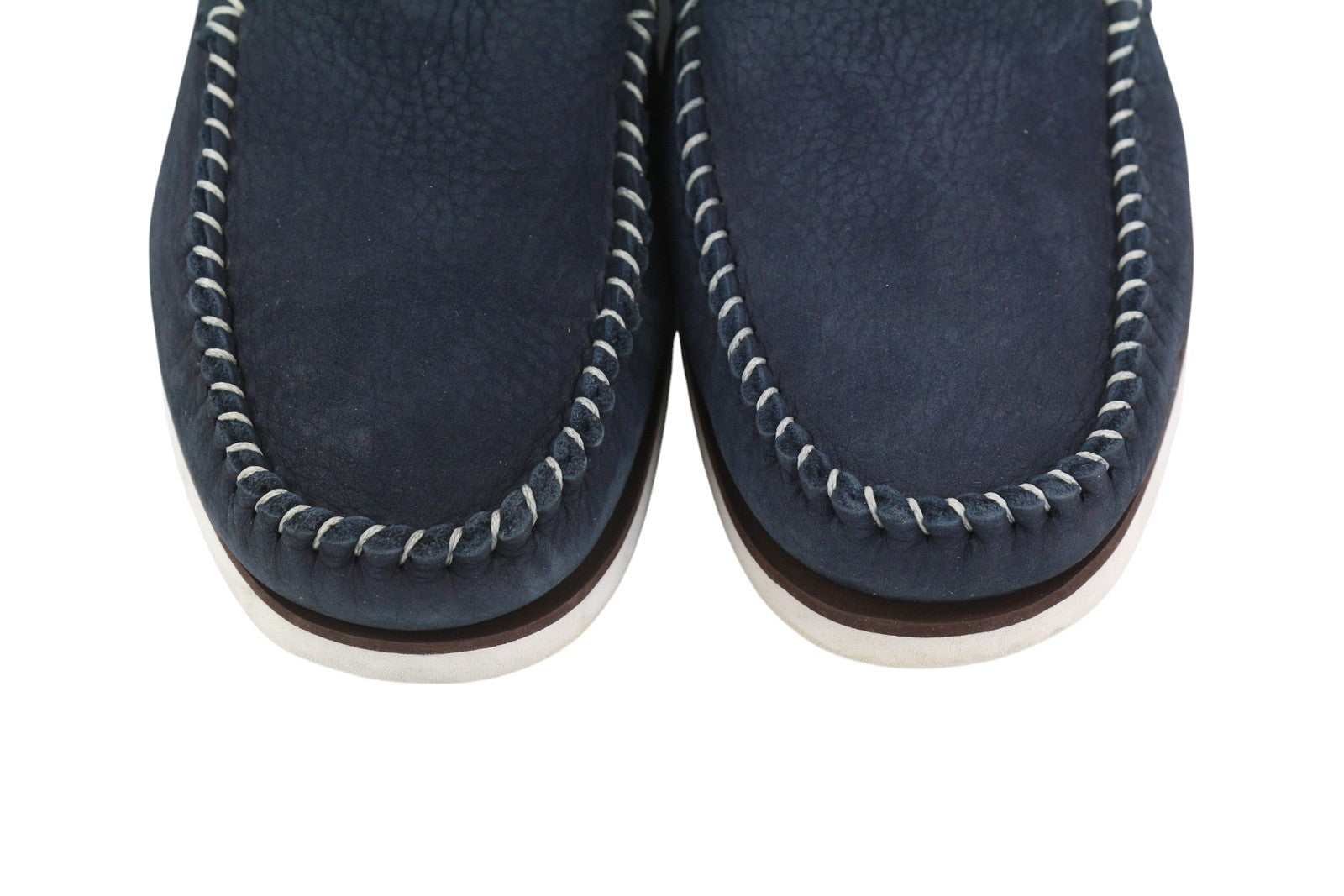 TIMBERLAND A2A8F vyriški batai, EU43, tamsiai mėlyni, odiniai, laiviniai, plokščiapadžiai, „True Cloud Comfort“ 