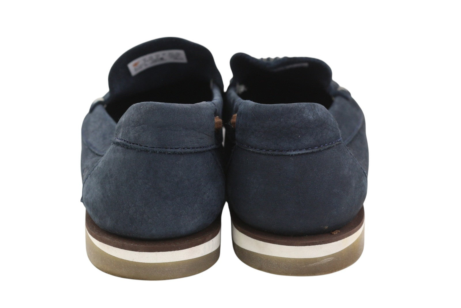 TIMBERLAND A2A8F vyriški batai, EU43, tamsiai mėlyni, odiniai, laiviniai, plokščiapadžiai, „True Cloud Comfort“ 