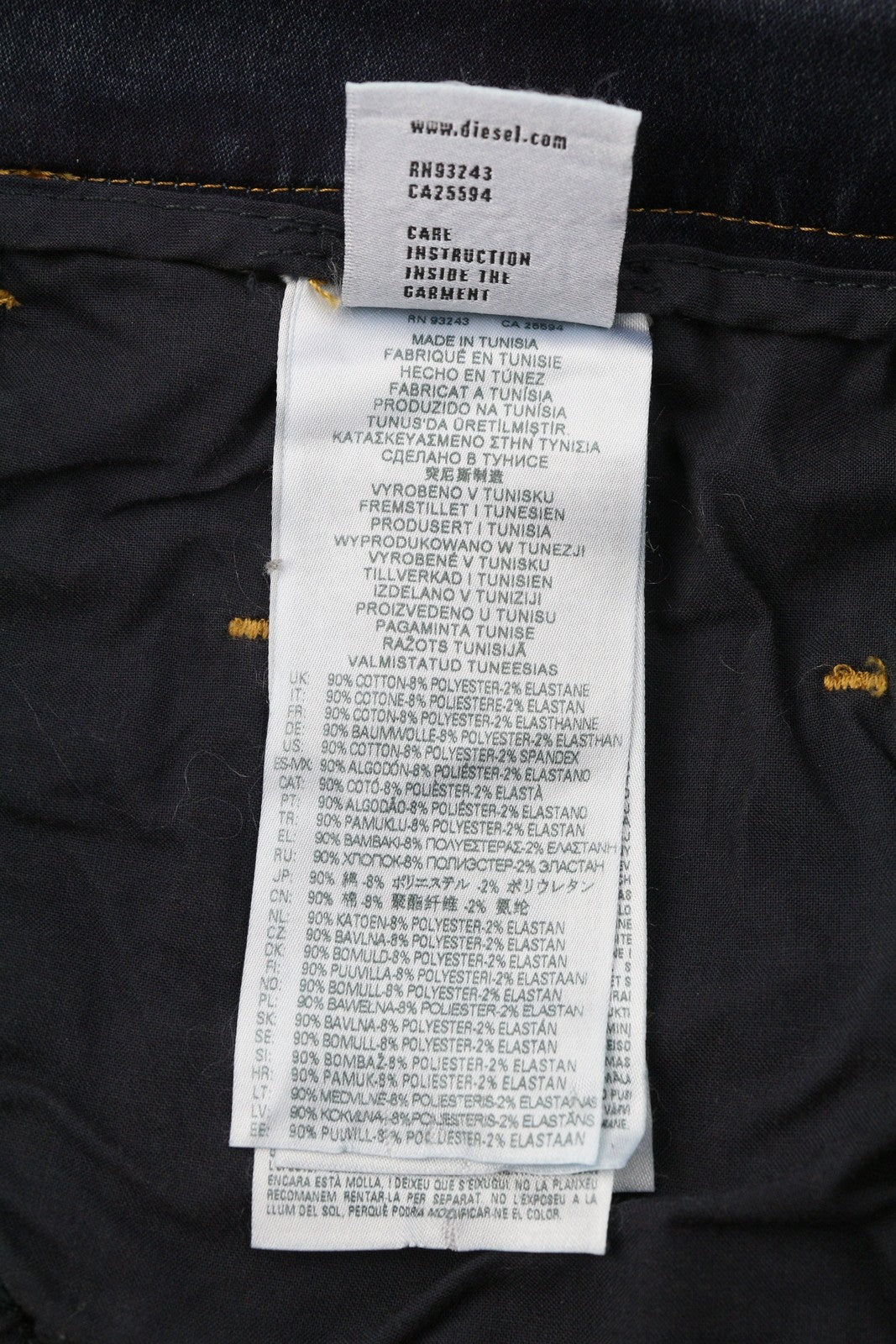 DIESEL Krooley Jogg E69UB vyriški džinsai W40/L32 tamprūs, siaurėjantys, skalbtos mėlynos spalvos, rekomenduojama kaina – 295 € 