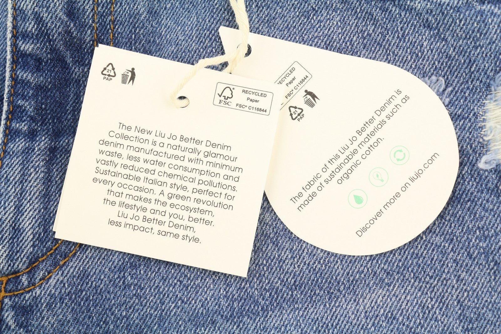 LIU JO Rilancio moteriški džinsai W27 Slim Fit Ripped Distress Washed Denim Blue Logo 