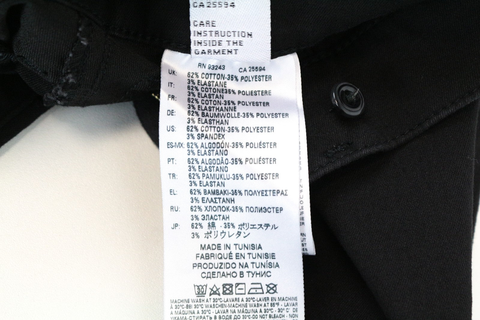 DIESEL Livier R608A W25 moteriškos kelnaitės, juodos, tamprios, itin plonos, žemo liemens. 