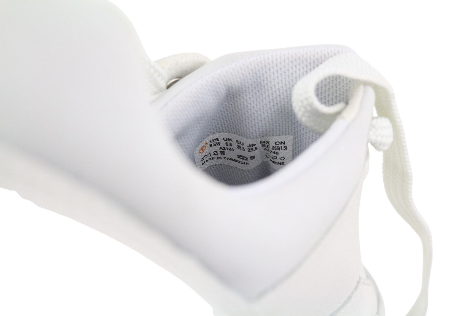 TIMBERLAND A2124 vyriški sportbačiai EU39/39.5 balti odiniai žemapadžiai sportbačiai ReBOTL 