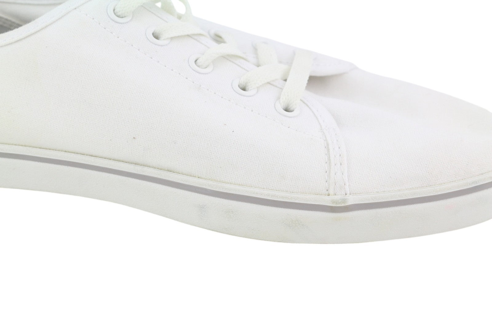 TIMBERLAND A2688 vyriški sportbačiai EU41/41.5 balti žemapadžiai sportbačiai su raišteliais ir migdolų nosimis 