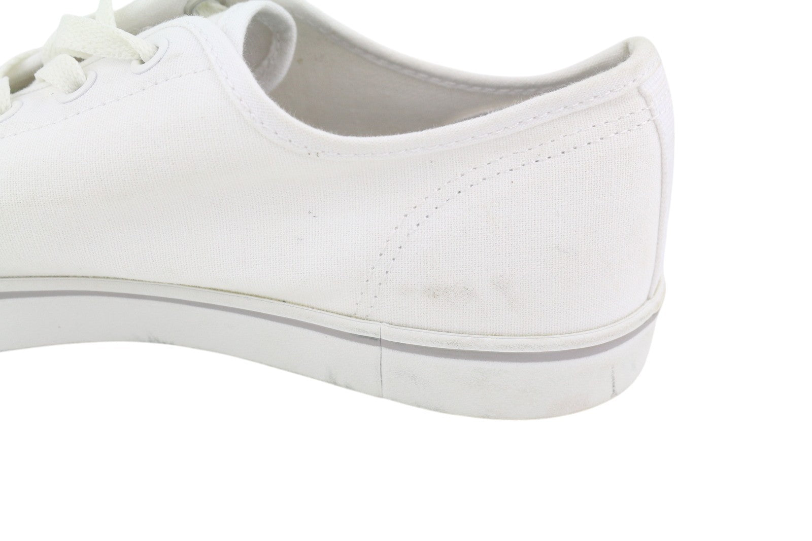 TIMBERLAND A2688 vyriški sportbačiai EU41/41.5 balti žemapadžiai sportbačiai su raišteliais ir migdolų nosimis 