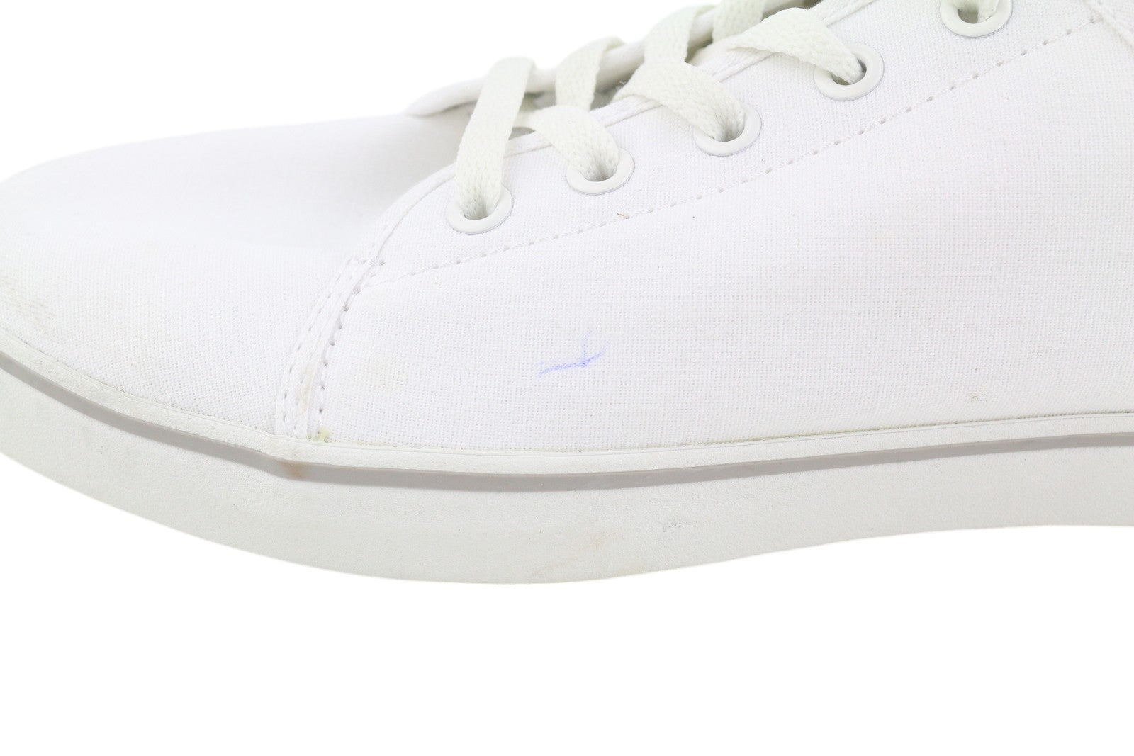 TIMBERLAND A2688 vyriški sportbačiai EU41/41.5 balti žemapadžiai sportbačiai su raišteliais ir migdolų nosimis 