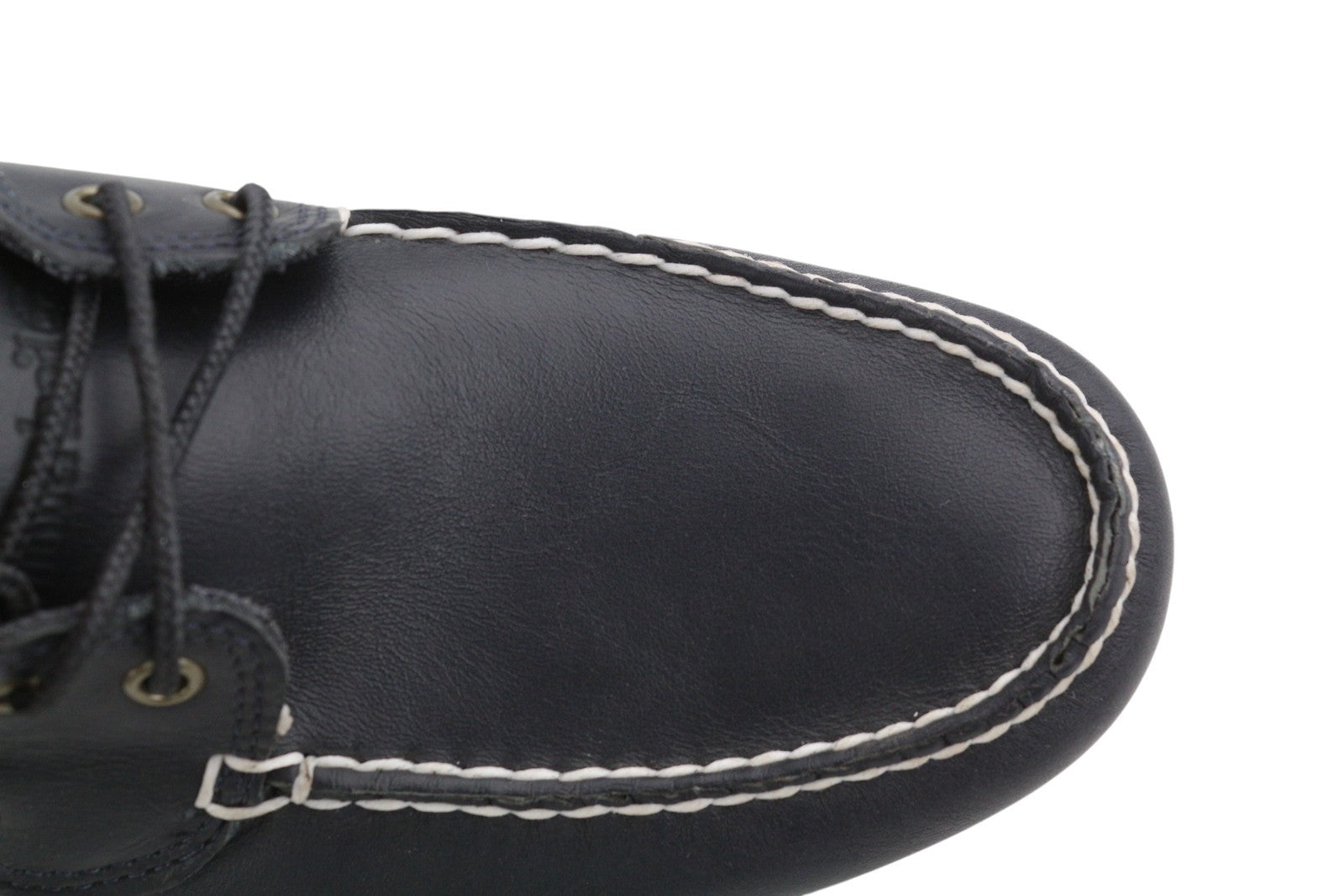 TIMBERLAND A199P vyriški batai EU43.5/44.5 juodi odiniai laivelio formos suvarstomi „Ortholite“ 