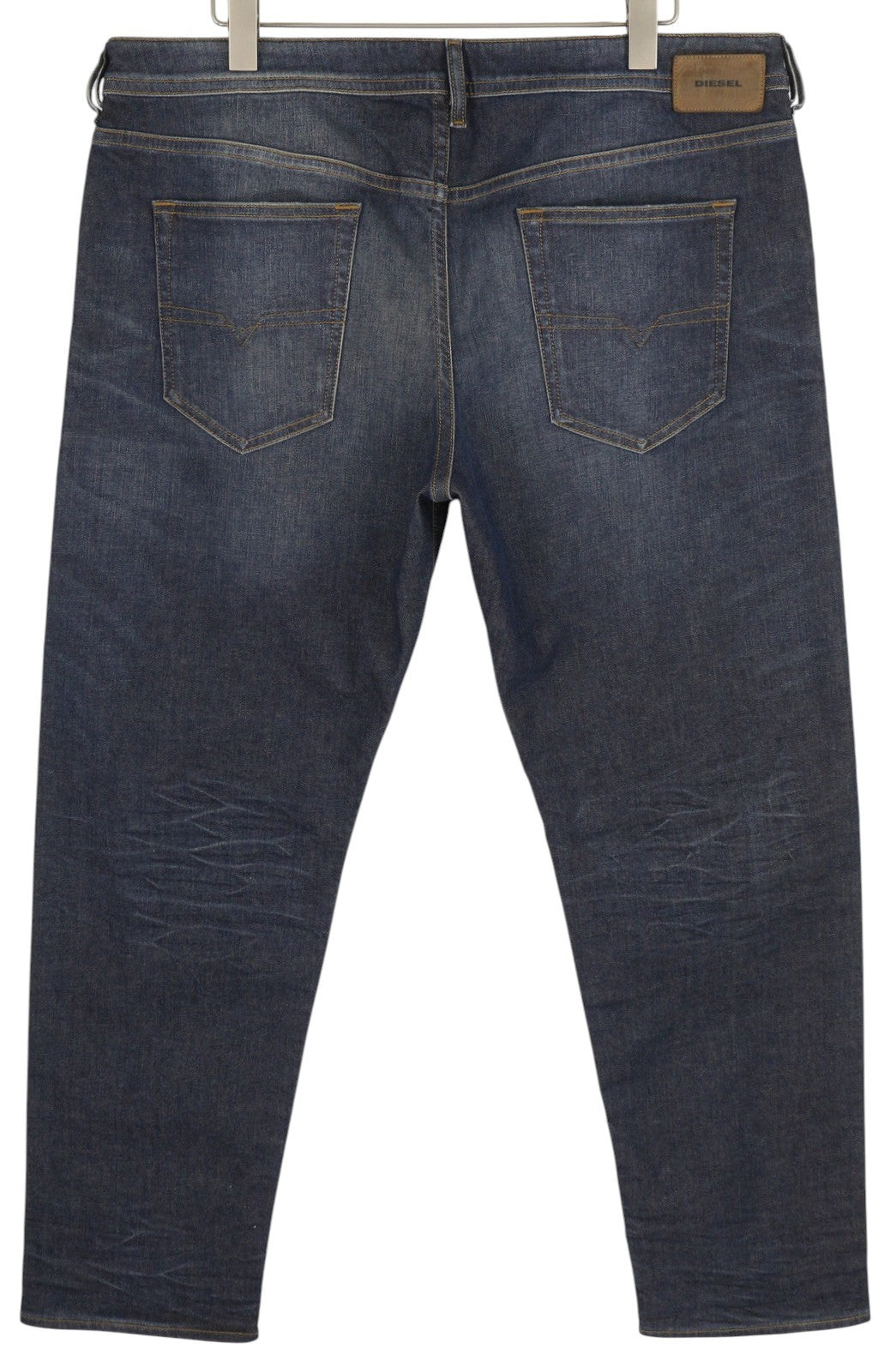 DIESEL Buster 084ZU vyriški džinsai W40/L32 Regular Slim Tapered Fit tamprūs mėlyni 