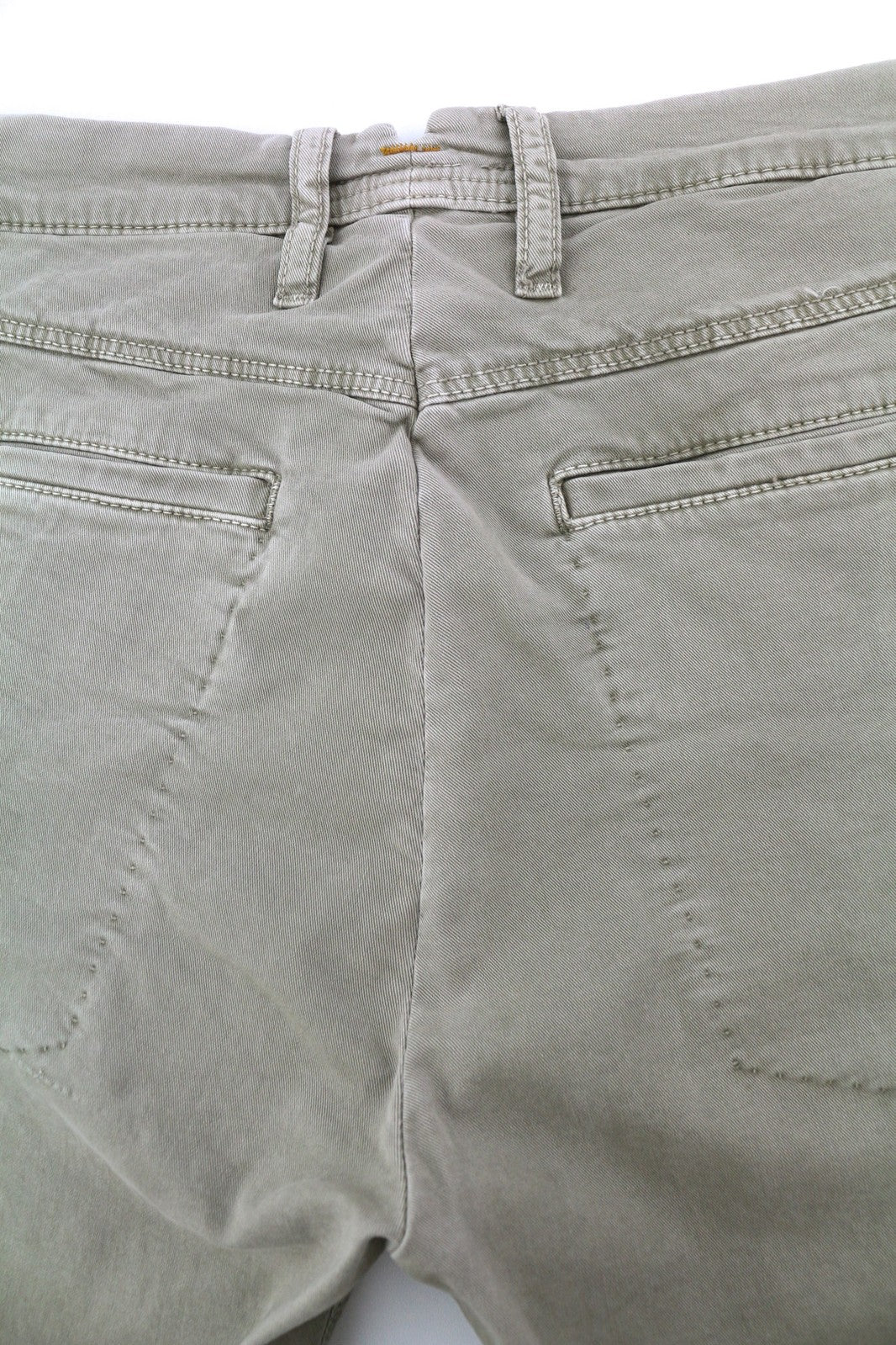 NUDIE JEANS Khaki Tight Men Jeans W30/L32 Organic Dusty Skinny Zipper Light Logo