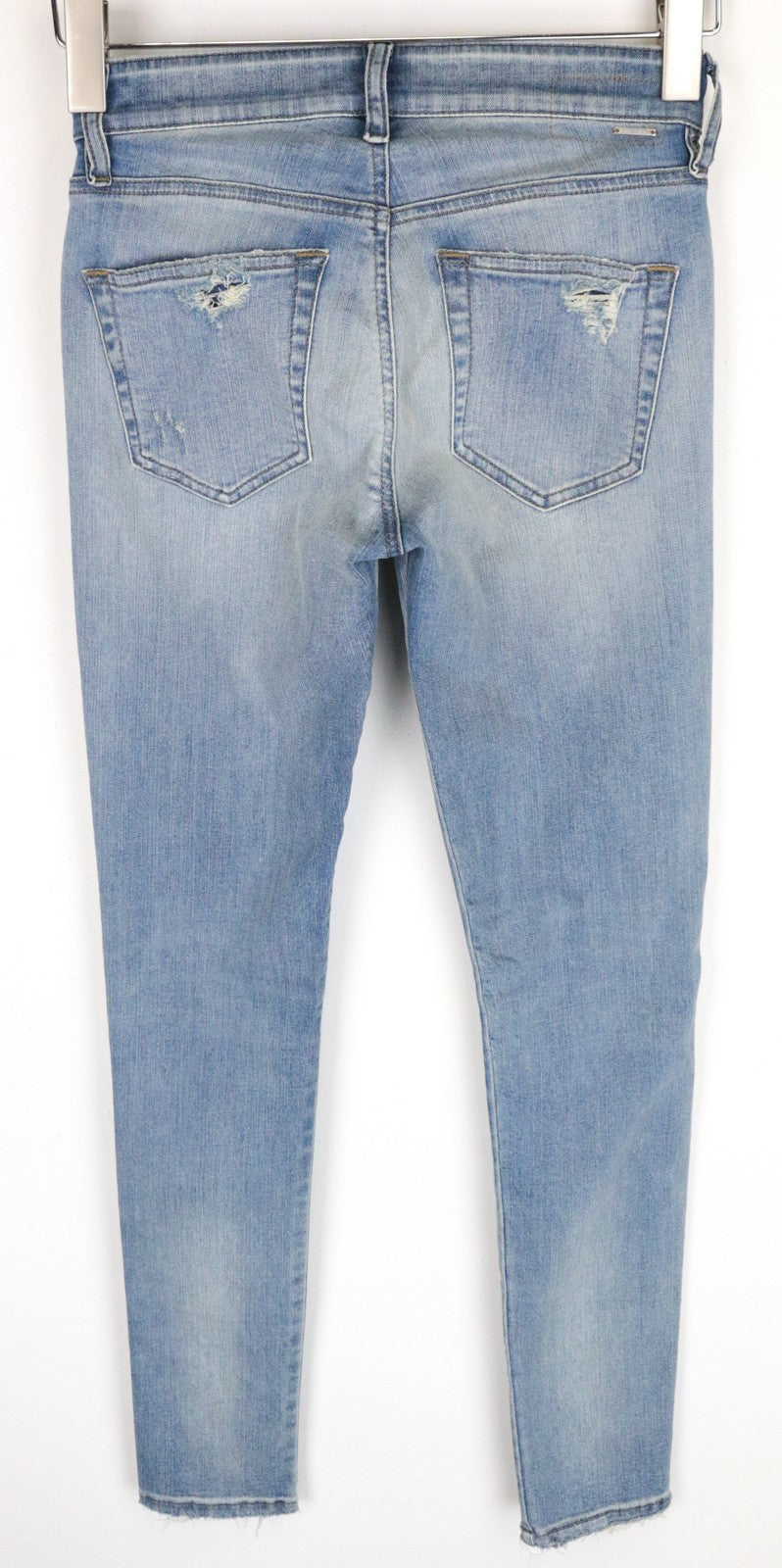 DIESEL Slandy 084MT moteriškos aptemptos džinsinės kelnės W26/L32, dirbtinai aptemptos, mėlynos 