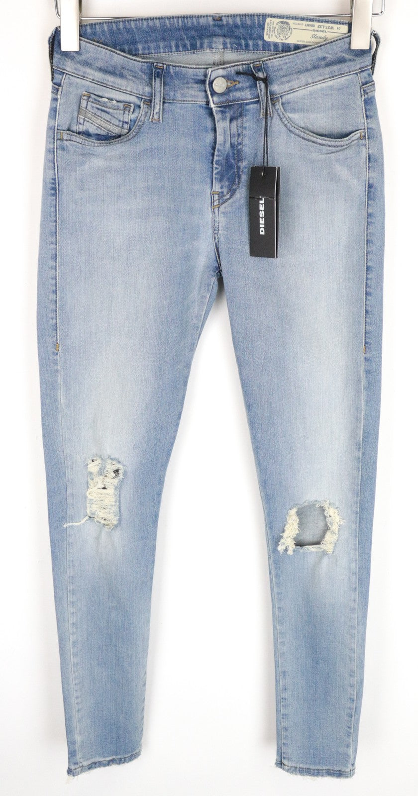 DIESEL Slandy 084MT moteriški aptempti džinsai W27/L32, dirbtinai aptempti, mėlyni 