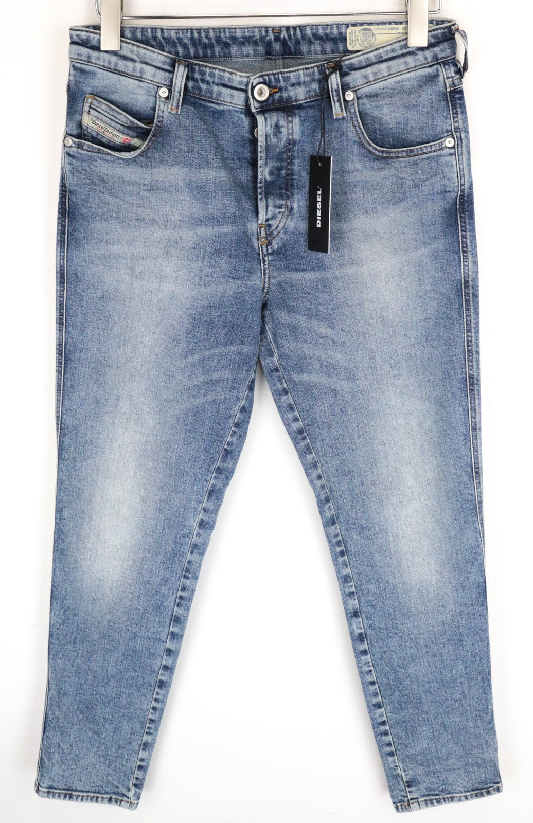 DIESEL Babhila 069BN moteriški aptempti džinsai W30/L32 šviesiai mėlyni, tamprūs, ploni 