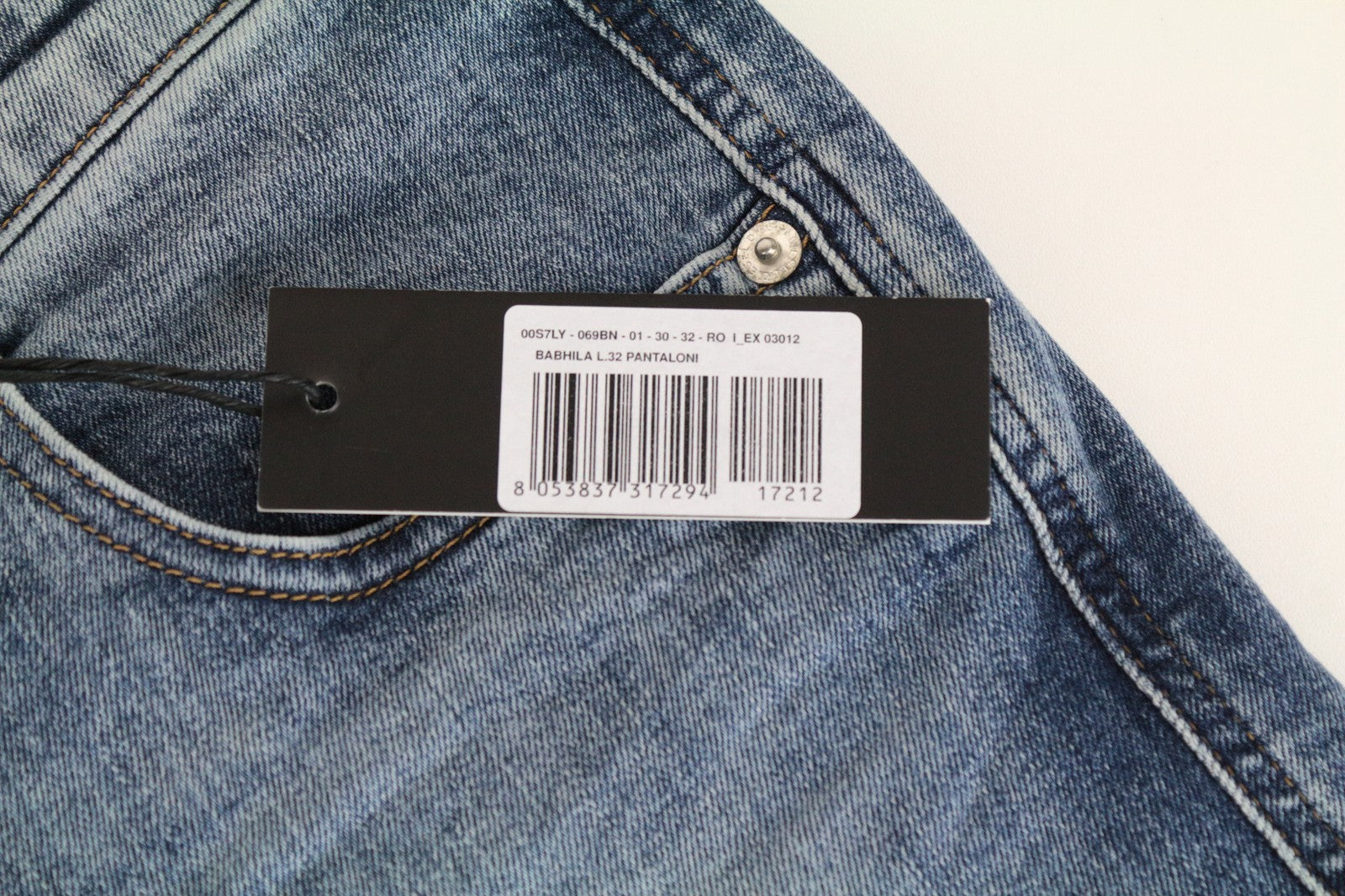 DIESEL Babhila 069BN moteriški aptempti džinsai W30/L32 šviesiai mėlyni, tamprūs, ploni 