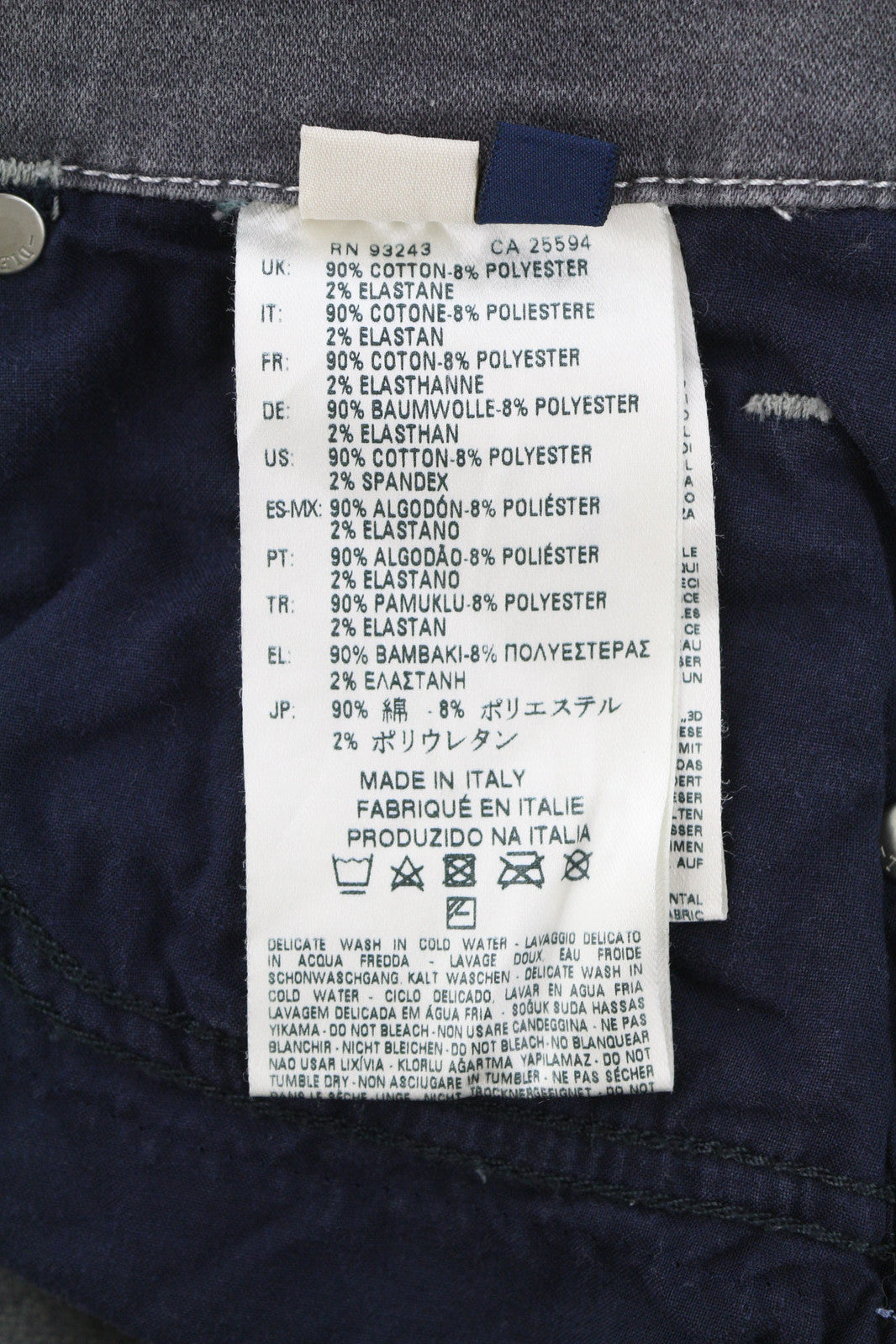 DIESEL Grupee-Ne 0830Q Women Jeans W23 Jogg Denim Sweat Skinny Fit Washed Grey