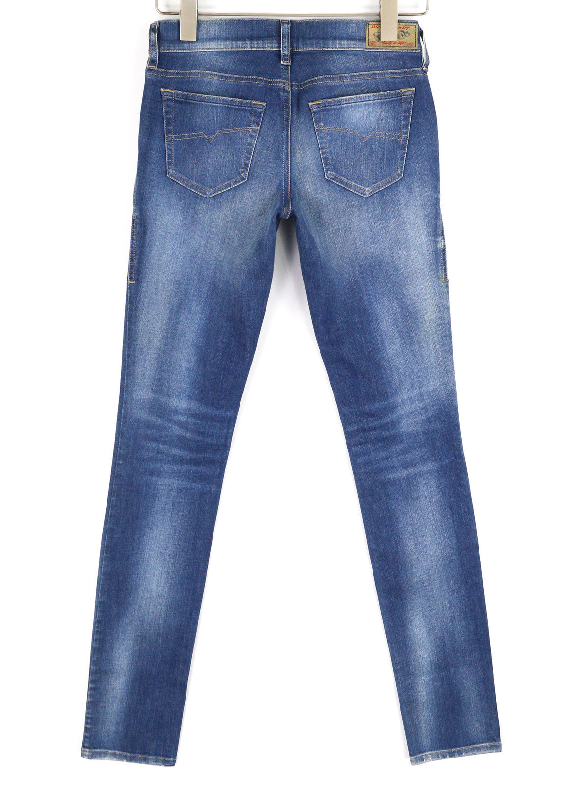 DIESEL Grupee 0664S Women Jeans W25/L32 Super Slim Skinny Low Waist Stretch